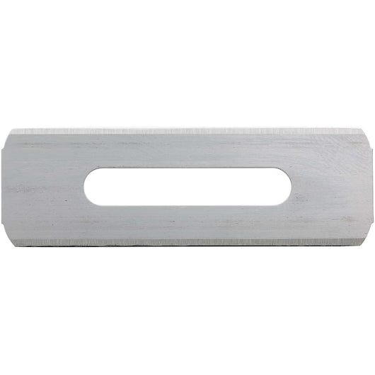 The STANLEY® FATMAX® Carpet Knife Blade x5 features sharp long edges and a central oval slot—perfect replacement blades for your STANLEY carpet knife.